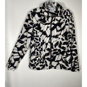 Zenergy By Chicos Jacket Women’s Size Chicos 1. Full Zip Long Sleeve W/zippers